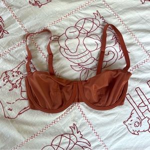 Cuup The Balconette Bra in Clay